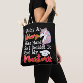 Funny Masters Degree Abschluss MSW MBA Geschenk Tasche (Von Nahem)