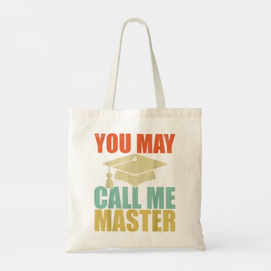 Funny Masters Degree Designs for Men MBA Edu Tragetasche (Rückseite)