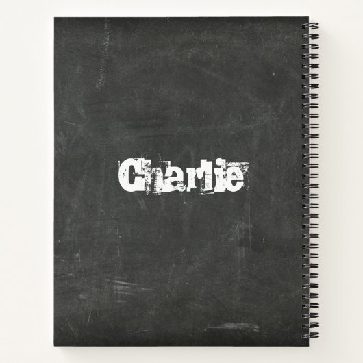 Funny Match Quote Chalkboard Notebook für Teens Notizblock (Rückseite)