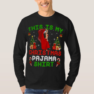 Funny Match Ugly Dies ist mein Weihnachten Pajama T-Shirt