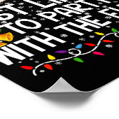 Funny Matching Christmas Most Likely To Party Poster (Ecke)