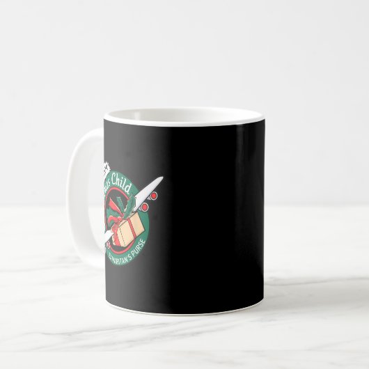 Funny Matching Christmas Operation Christmas Child Kaffeetasse (Vorderseite Links)