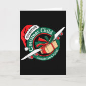 Funny Matching Christmas Operation Christmas Child Karte (Vorderseite)