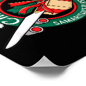 Funny Matching Christmas Operation Christmas Child Poster (Ecke)