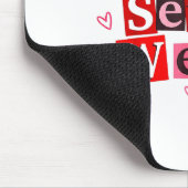 Funny Matching Couple Nothing Sense We're Saying Q Mousepad (Ecke)