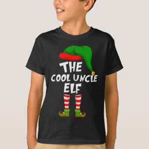 Funny Matching Family Christmas Der Coole Onkel El T-Shirt