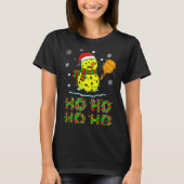 Funny Matching Family Santa Ho Ho Ho Ckleball Chri T-Shirt (Vorderseite)
