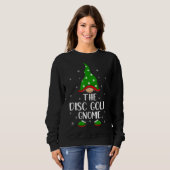 Funny Matching Family The Disc Golf Gnome Christma Sweatshirt (Vorne ganz)