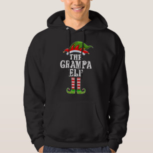 Funny Matching Family The Grampa Elf Weihnachtscos Hoodie