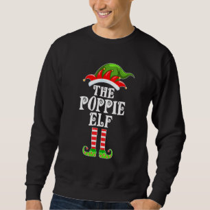 Funny Matching Family The Poppie Elf Weihnachtscos Sweatshirt