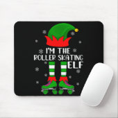 Funny Matching Group The Roller Skating Elf Christ Mousepad (Mit Mouse)