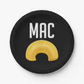 Funny Matching Macaroni und Käse Halloween Pappteller (Vorderseite)