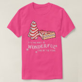 Funny Matching Pajamas Weihnachtsbaum Kuchen s Des T-Shirt (Design vorne)