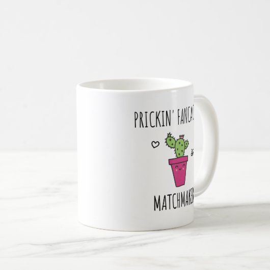Funny Matchmaker Marriage Broker Gift Idea Kaffeetasse (VorderseiteRechts)