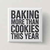 Funny Maternity Weihnachtsstürme Erste Weihnachten Button (Vorderseite)