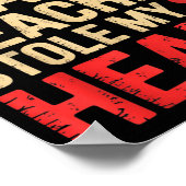 Funny Math A Super Hot Math Teacher Stole My Heart Poster (Ecke)