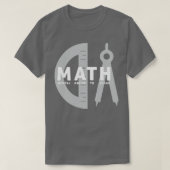 Funny Math Abkürzung cool für Mathematiklehrer T-Shirt (Design vorne)