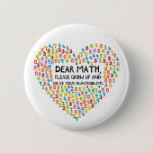 Funny Math Button (Vorderseite)