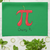 Funny Math Cherry Pi Symbol Geschirrtuch (Gefaltet)