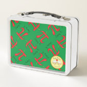 Funny Math Cherry Pi Symbol Metall Brotdose (Rückseite)