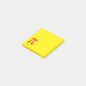 Funny Math Cherry Pi Symbol Post-it Klebezettel (angewinkelt)