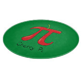 Funny Math Cherry Pi Symbol Schneidebrett (Ecke)