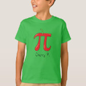 Funny Math Cherry Pi Symbol T-Shirt (Vorderseite)