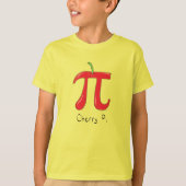 Funny Math Cherry Pi Symbol T-Shirt (Vorderseite)