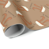 Funny Math Chocolate Pi Symbol Geschenkpapier (Rolleneckpunkt)