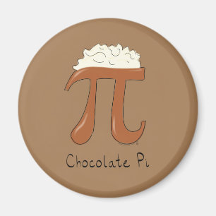 Funny Math Chocolate Pi Symbol Magnet