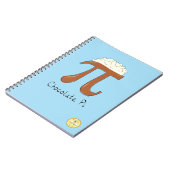 Funny Math Chocolate Pi Symbol Notizblock (Linke Seite)