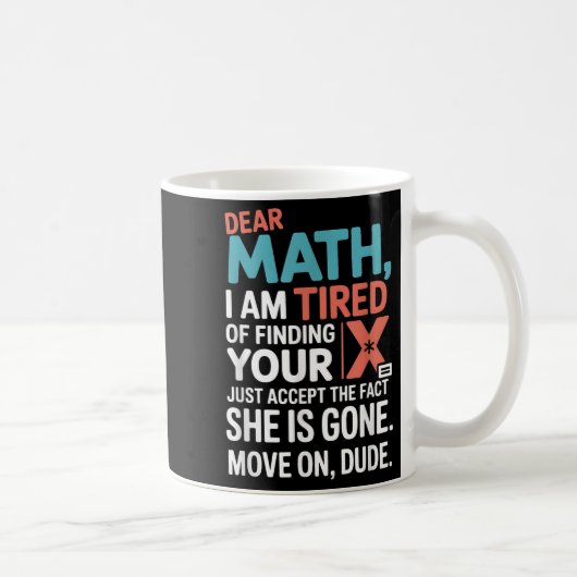 Funny Math Design For Boys Girls Math Teachers Men Kaffeetasse (Rechts)