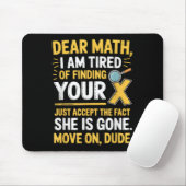 Funny Math Design For Boys Girls Math Teachers Men Mousepad (Mit Mouse)
