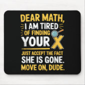 Funny Math Design For Boys Girls Math Teachers Men Mousepad (Vorne)