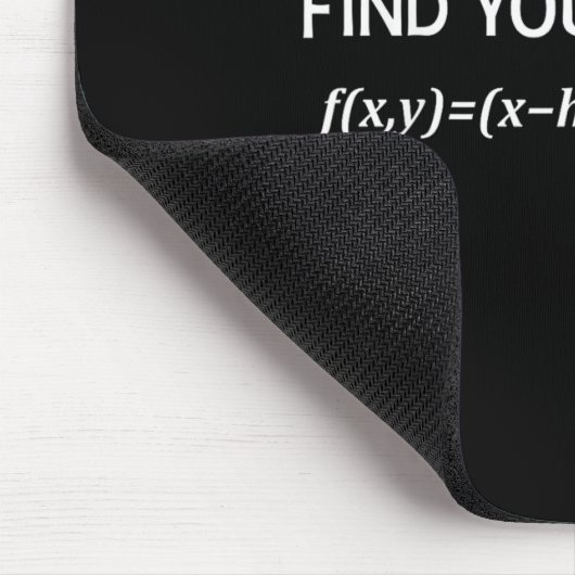 Funny Math Finden Sie Ihr Center Circle Equity Mat Mousepad (Ecke)
