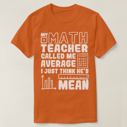 Funny Math für einen Mathe-Student T-Shirt (Design vorne)