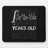 Funny Math Geek 50 Years Old 50th Birthday Integra Mousepad (Vorne)