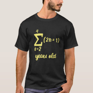 Funny Math Geek Math Pun 15th Birthday 15 Years Ol T-Shirt