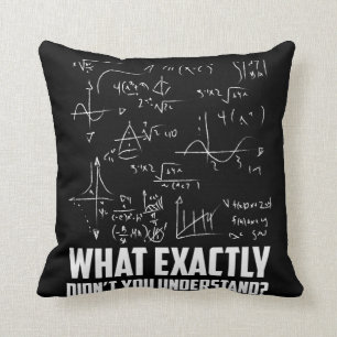 Funny Math Geek Physik Science Joke Kissen