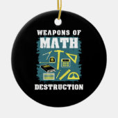 Funny Math Gifts Keramik Ornament (Vorne)