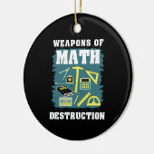 Funny Math Gifts Keramik Ornament (Links)