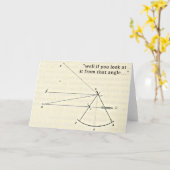 Funny Math Greetings Card, Humorer Geburtstag Karte (Gelbe Blume)