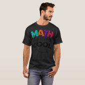 Funny Math ist Cool Lehrer Nerd Geeks STEM  T-Shirt (Vorne ganz)