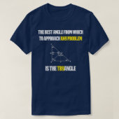 Funny Math Lehrer Geschenk Versuch Winkel  T-Shirt (Design vorne)