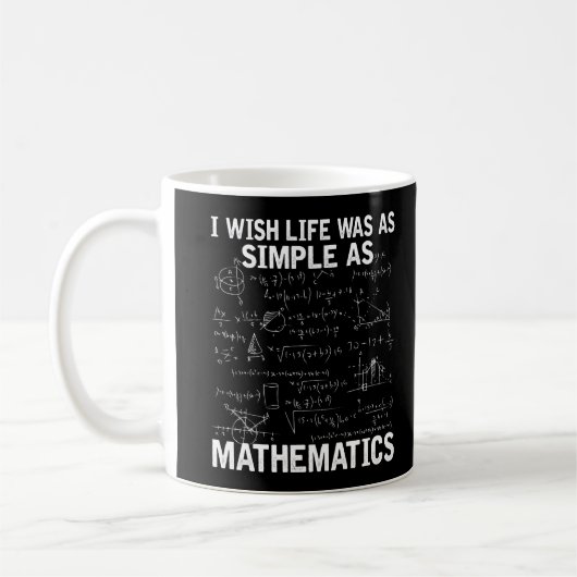 Funny Math Lehrer Mathematik Nerd Kaffeetasse (Links)