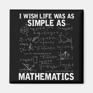 Funny Math Lehrer Mathematik Nerd Magnet
