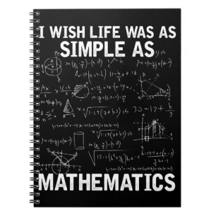 Funny Math Lehrer Mathematik Nerd Notizblock