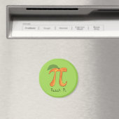 Funny Math Peach Pi Symbol Magnet (In Situ (Geschirrspüler))