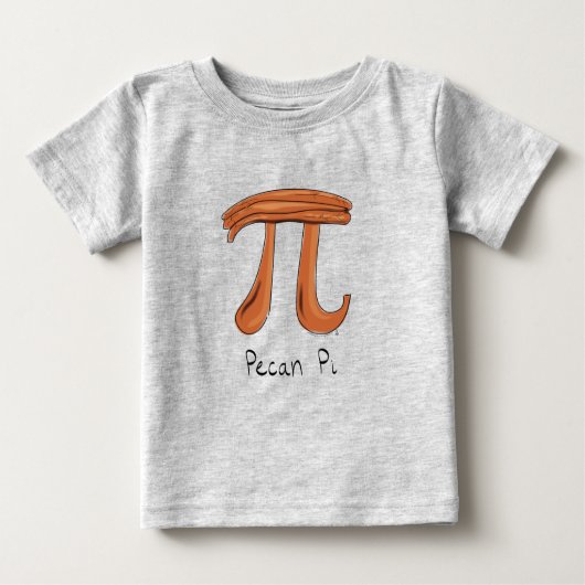Funny Math Pecan Pi Erntedank Fall Baby T-shirt (Vorderseite)