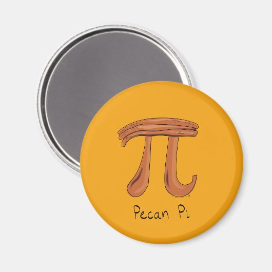 Funny Math Pecan Pi Erntedank Fall Magnet (Vorderseite/Rückseite)